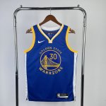 NBA 2974 Curry warriors Maillot bleu